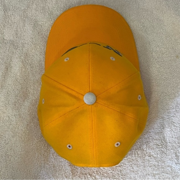 Yellow Adjustable "NYC" Cotton Baseball Cap - Picture 6 of 14
